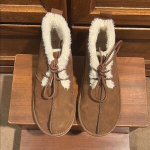 Rocket Dog Brown Faux Fur Lined Boots 6.5